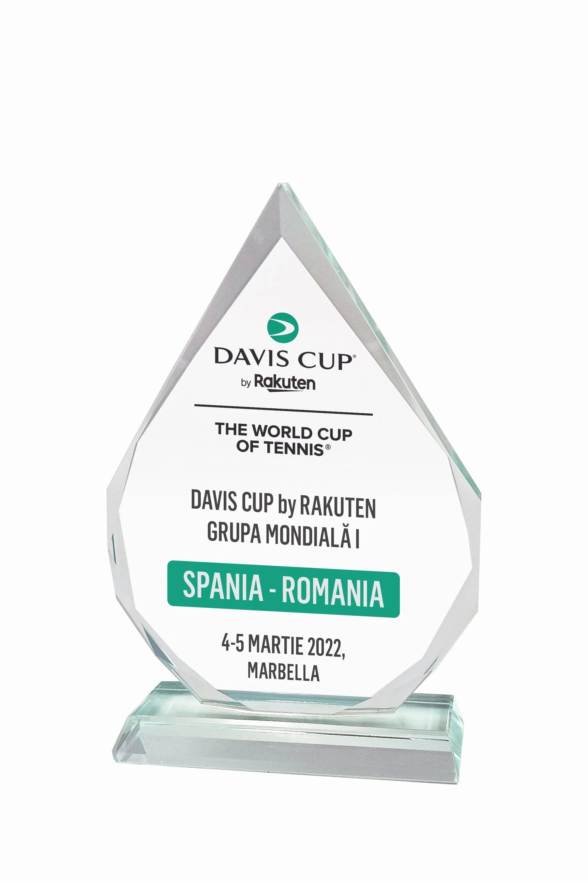 CR 15 | Trofeu din Cristal Personalizabil - TrophyShop