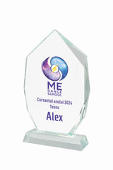 CR 16 | Trofeu din Cristal Personalizabil - TrophyShop