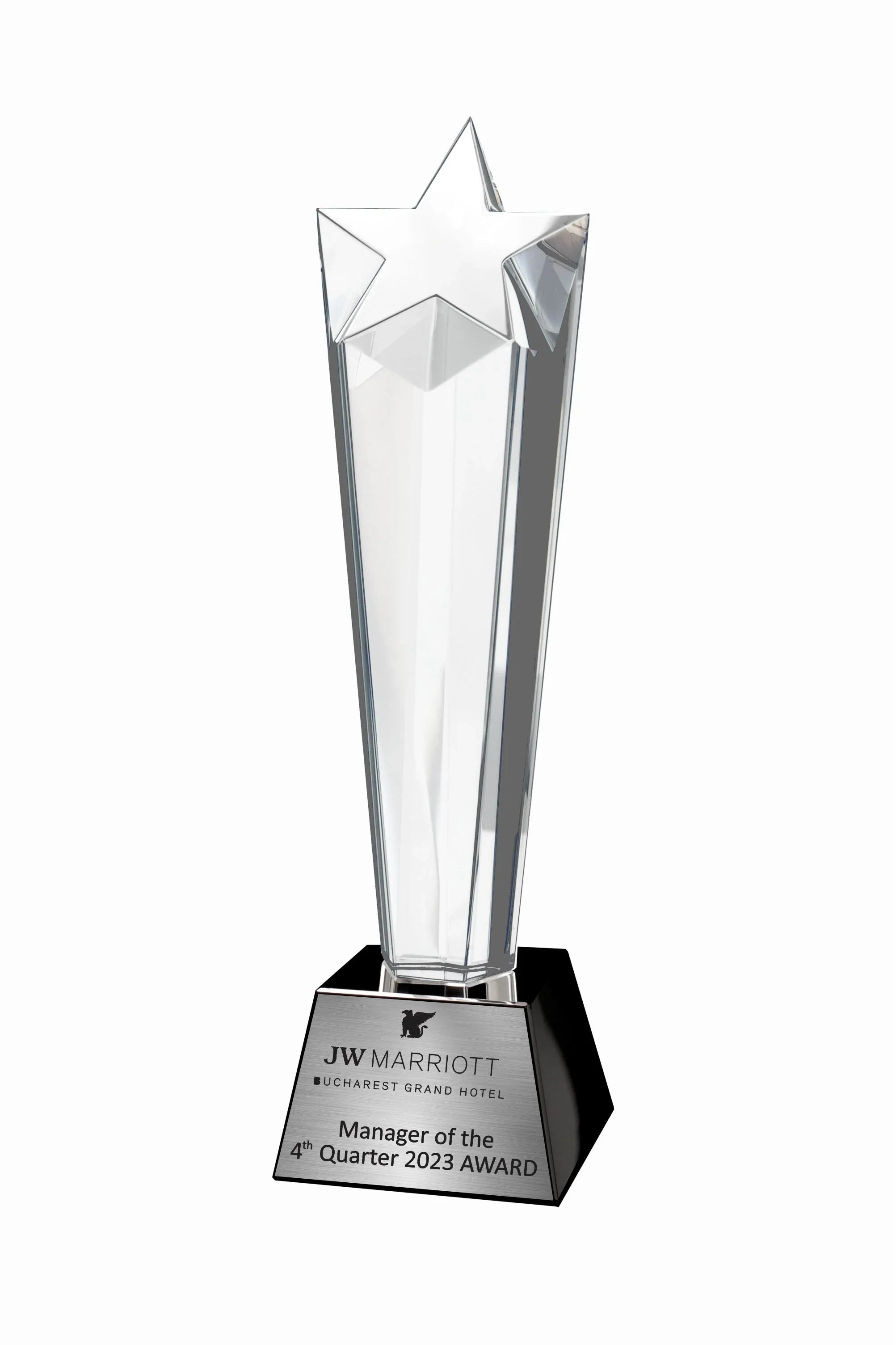 CR 04 | Trofeu din Cristal Personalizabil - TrophyShop