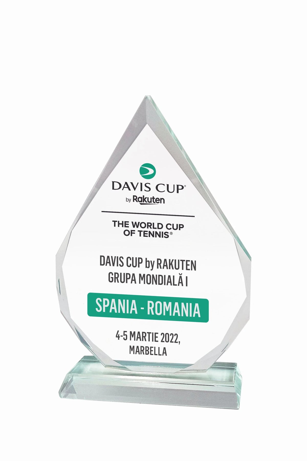 CR 15 | Trofeu din Cristal Personalizabil - TrophyShop