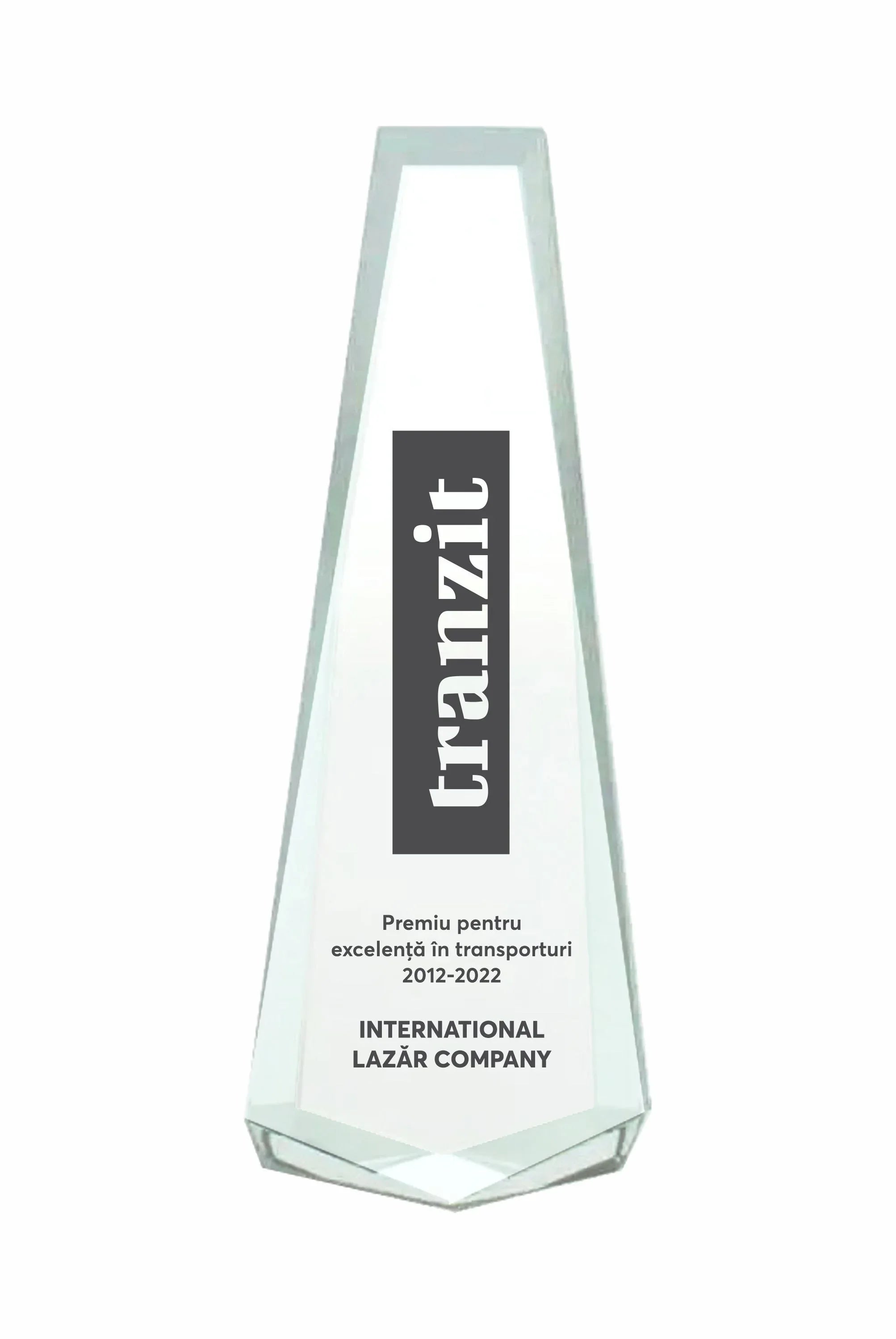 CR 17 | Trofeu din Cristal Personalizabil - TrophyShop