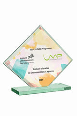GSW 021 | Trofeu din Sticlă Personalizabil - TrophyShop