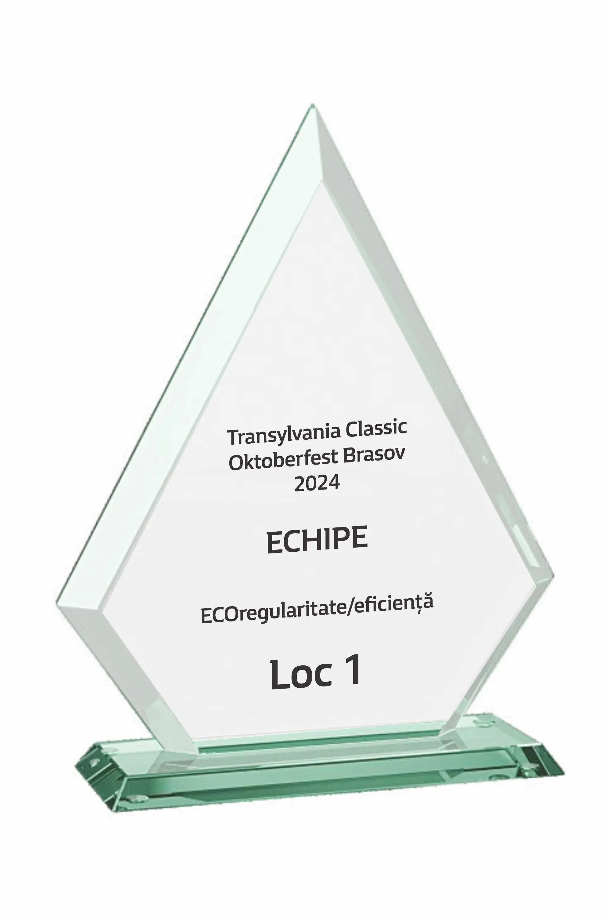 GSW 025 | Trofeu din Sticlă Personalizabil - TrophyShop